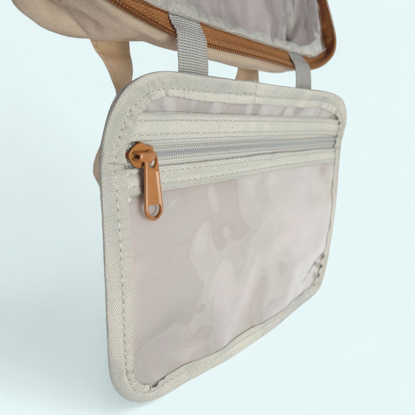 Hanging Toiletry Bag + FREE Travel Mirror