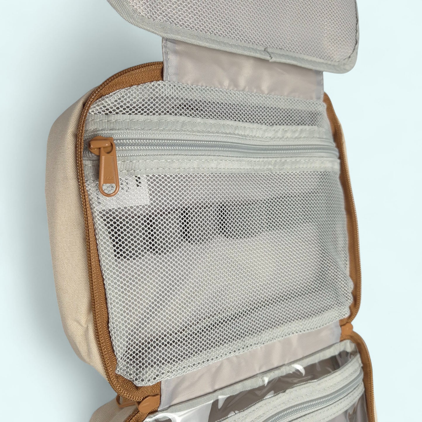 Hanging Toiletry Bag + FREE Travel Mirror