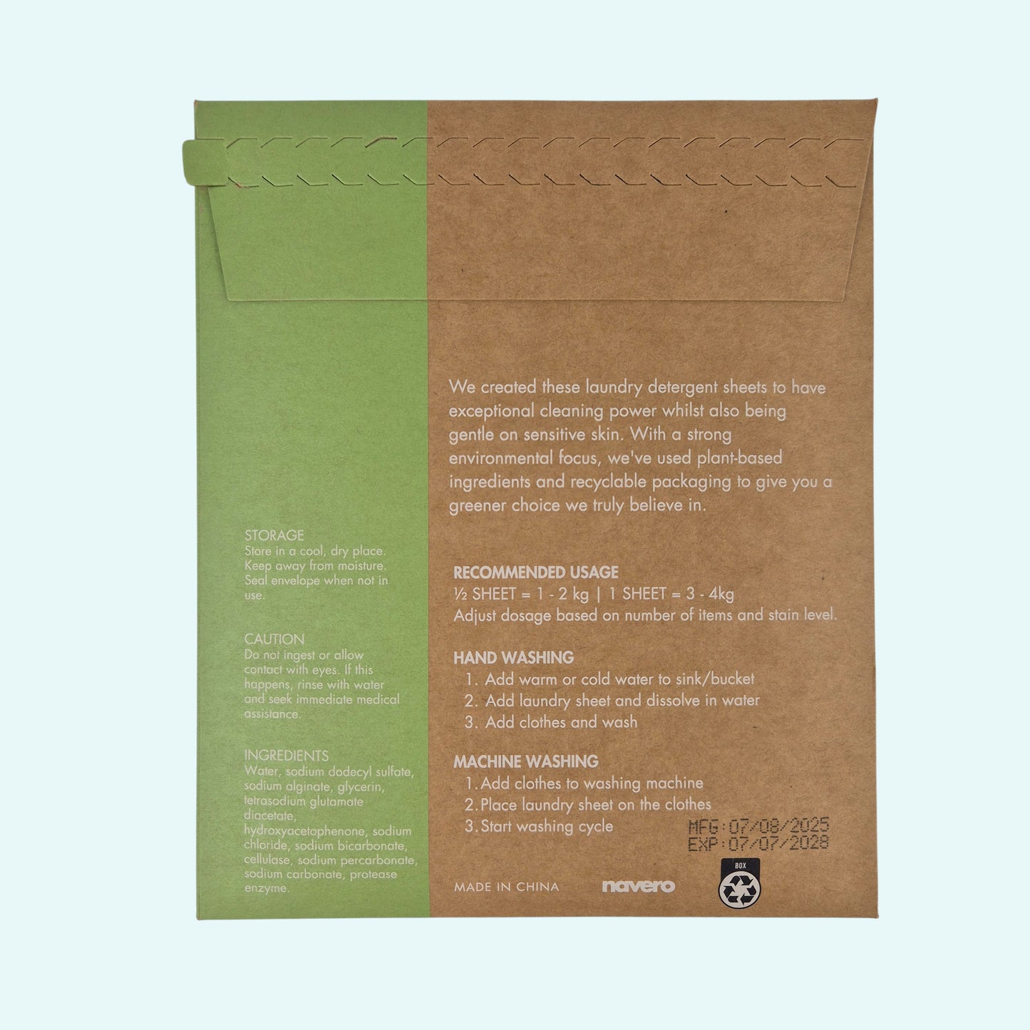Laundry Detergent Sheets