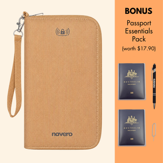Family RFID Passport Wallet