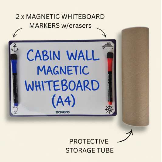 Cruise Cabin Wall Magnetic Whiteboard (A4)