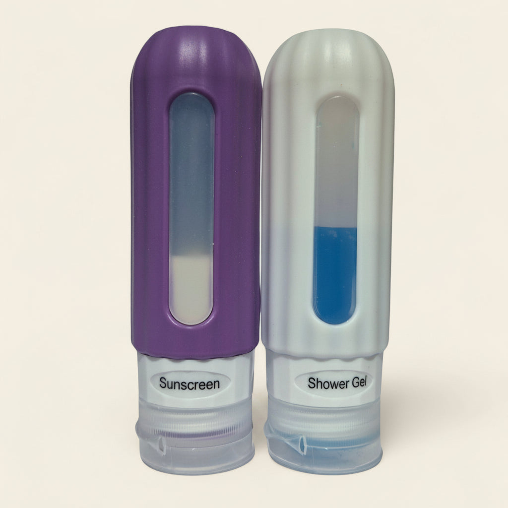 Refillable 90mL Travel Bottle Set (x4)