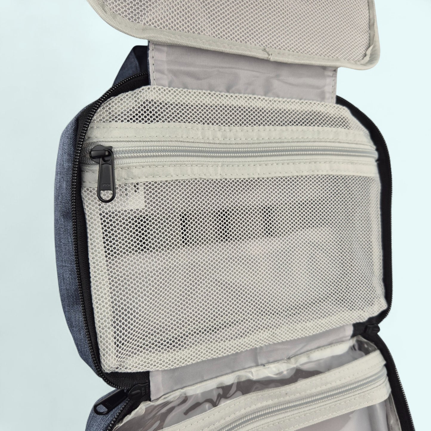 Hanging Toiletry Bag + FREE Travel Mirror