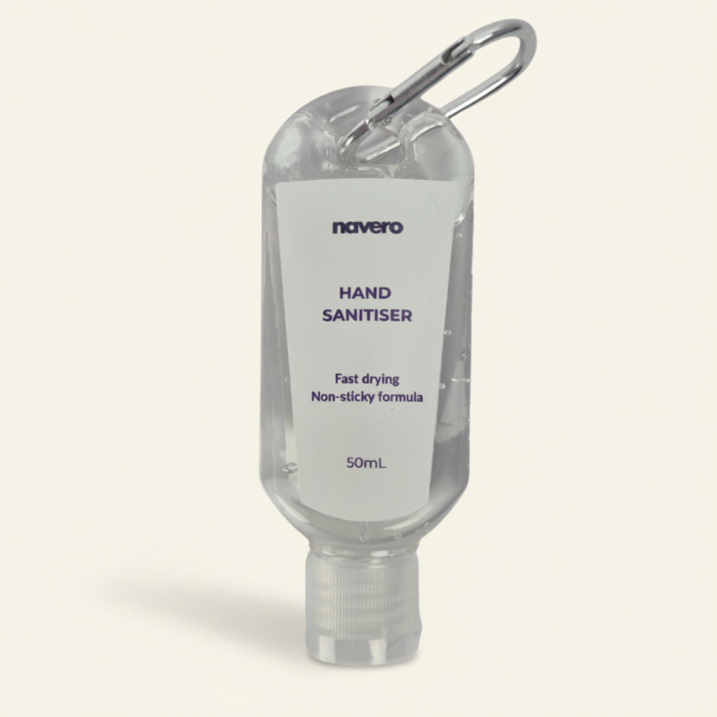 Hand Sanitiser (refillable) 50mL w/ carabiner
