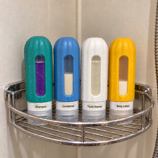 Refillable 90mL Travel Bottle Set (x4)