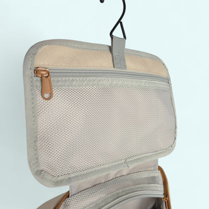 Hanging Toiletry Bag + FREE Travel Mirror