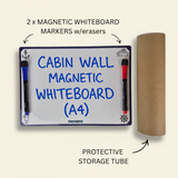Cruise Cabin Wall Magnetic Whiteboard (A4)