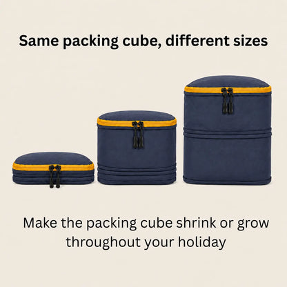 Double Decker Compression Packing Cubes