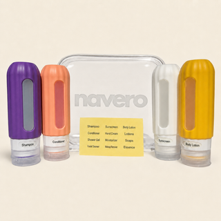 Refillable 90mL Travel Bottle Set (x4)