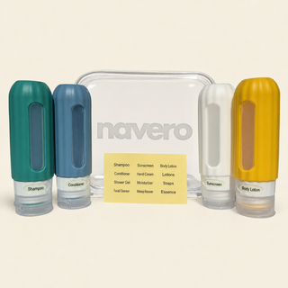 Refillable 90mL Travel Bottle Set (x4)