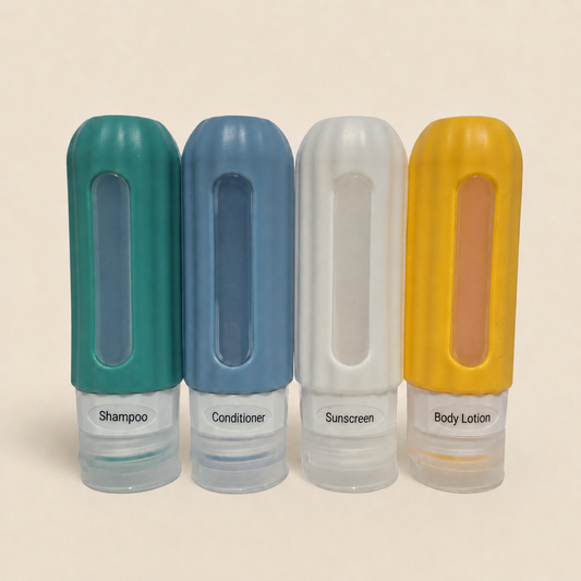 Refillable 90mL Travel Bottle Set (x4)