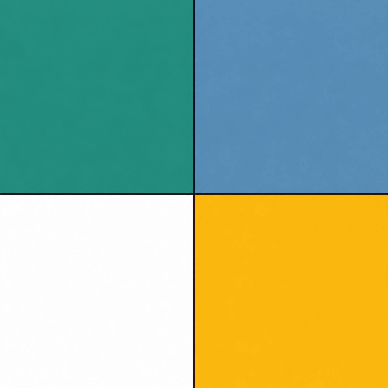 Green Blue Yellow White