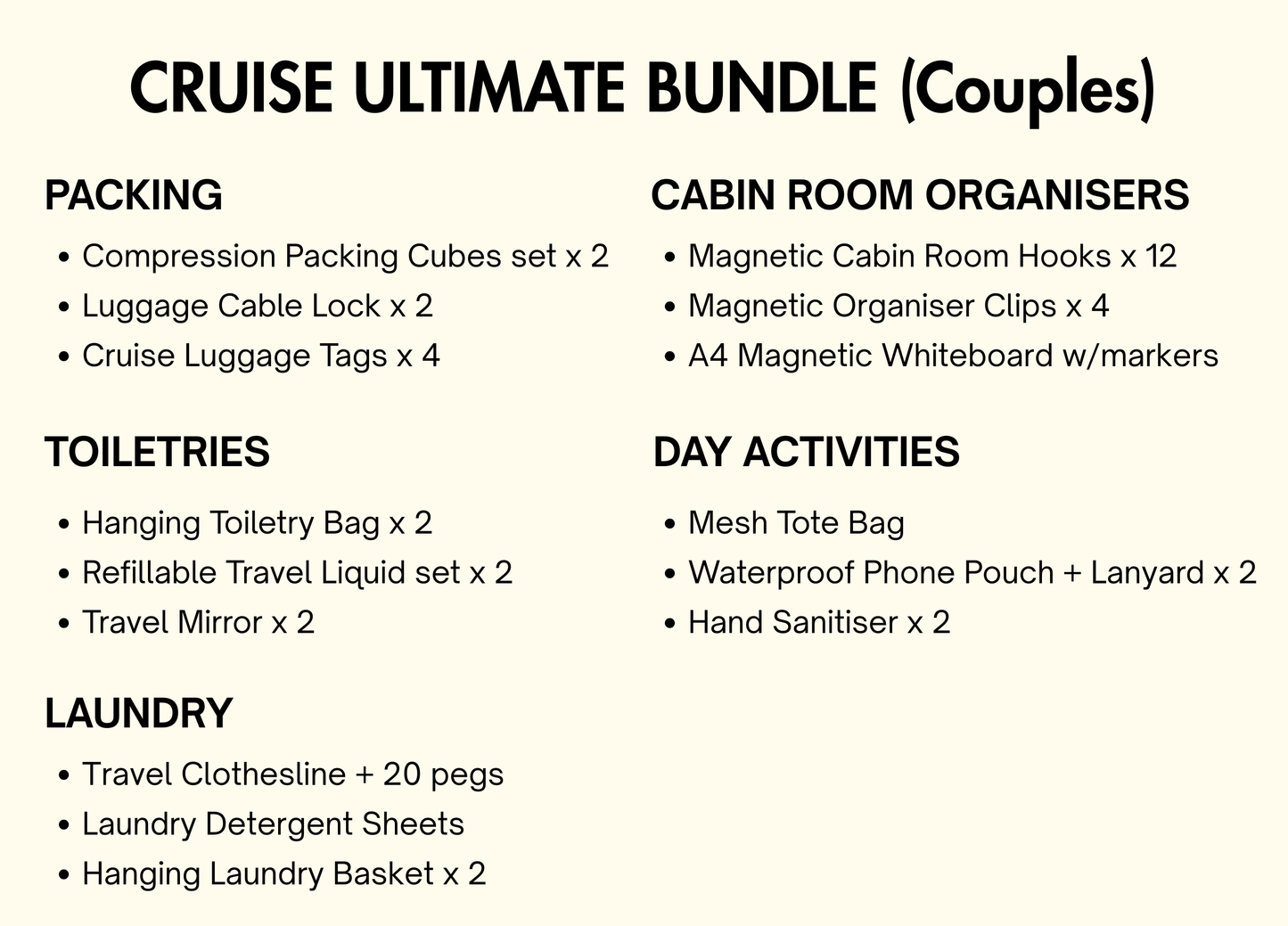 Cruise Ultimate Bundle