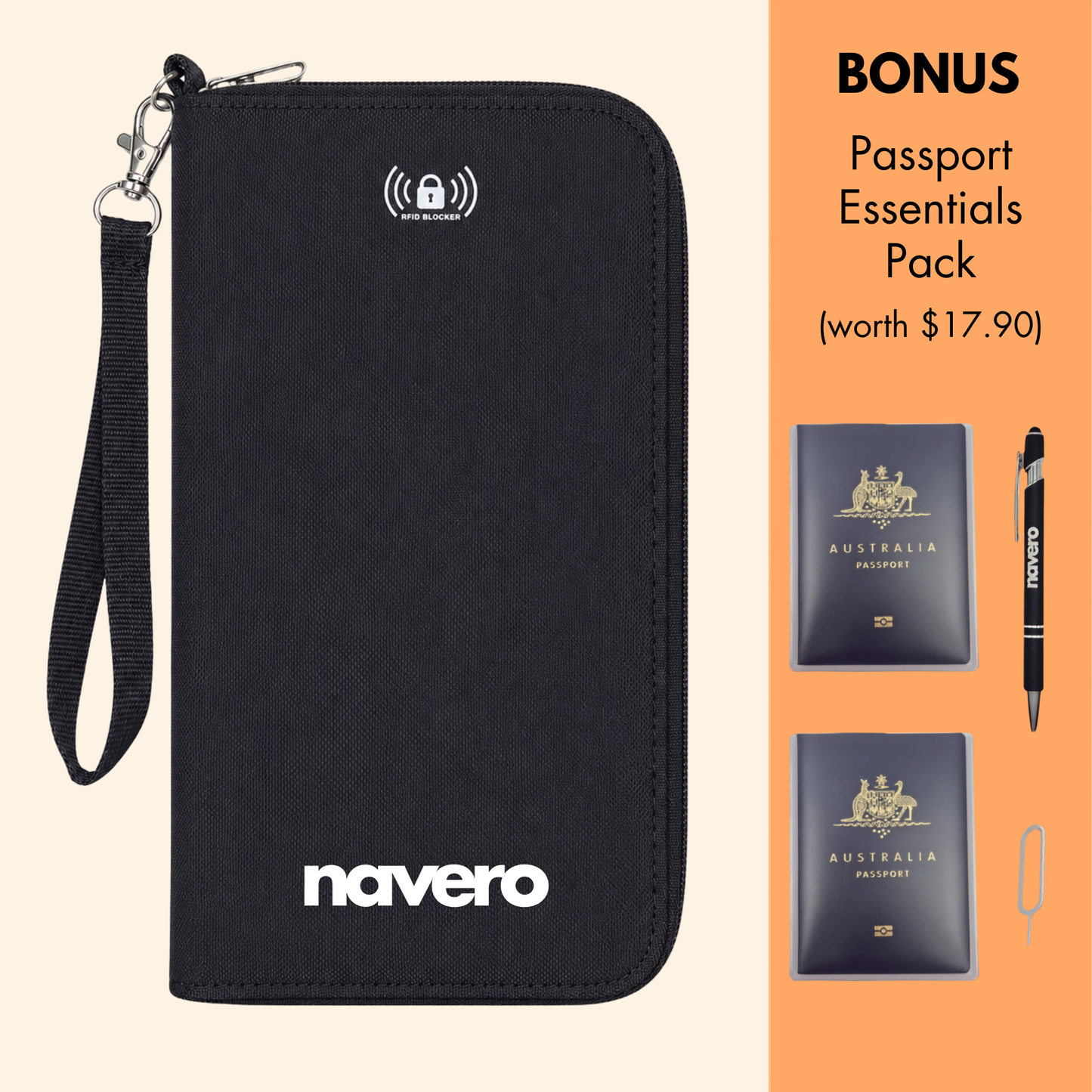Family RFID Passport Wallet