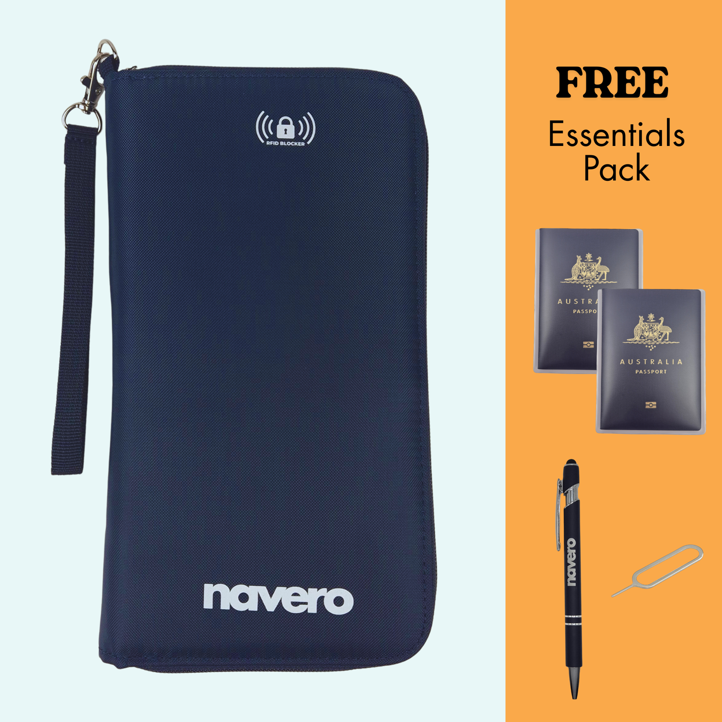 Family RFID Passport Wallet