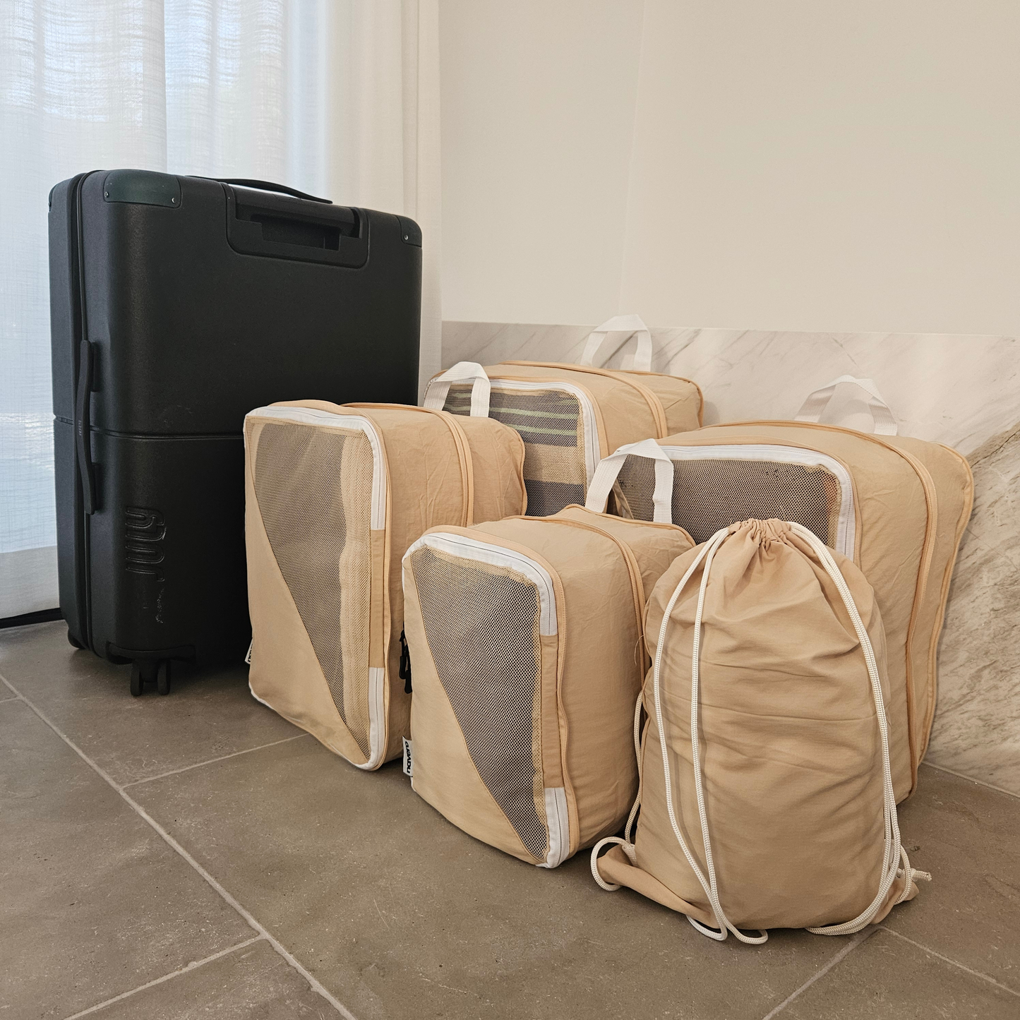 Double Layer Compression Packing Cubes