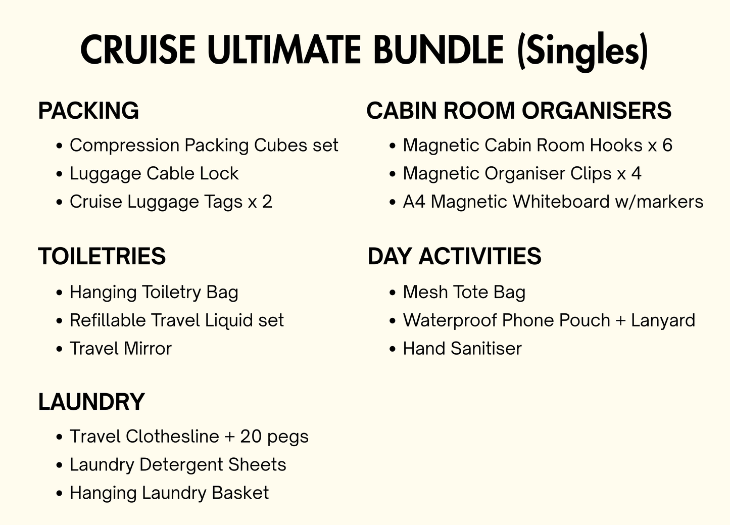 Cruise Ultimate Bundle