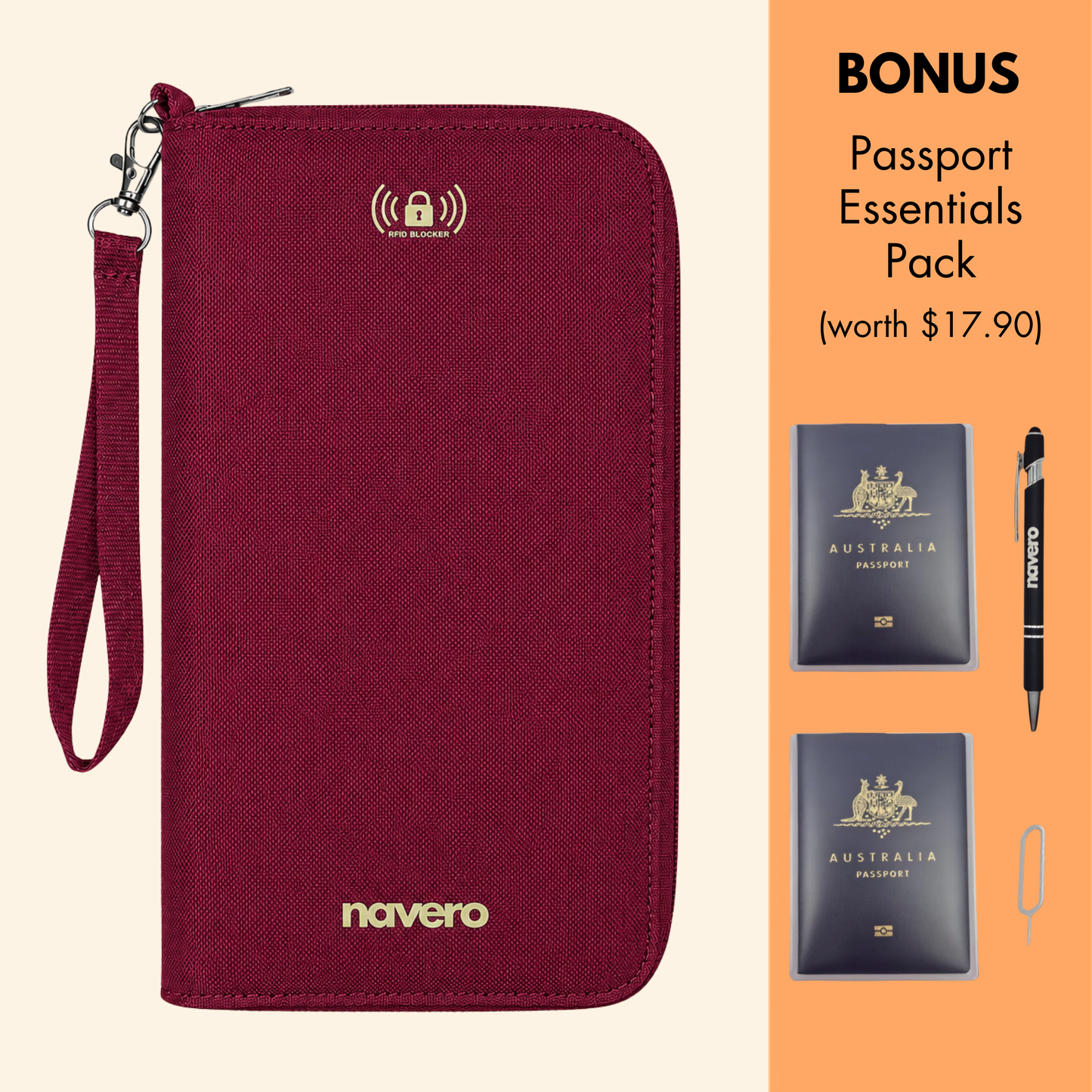 Family RFID Passport Wallet