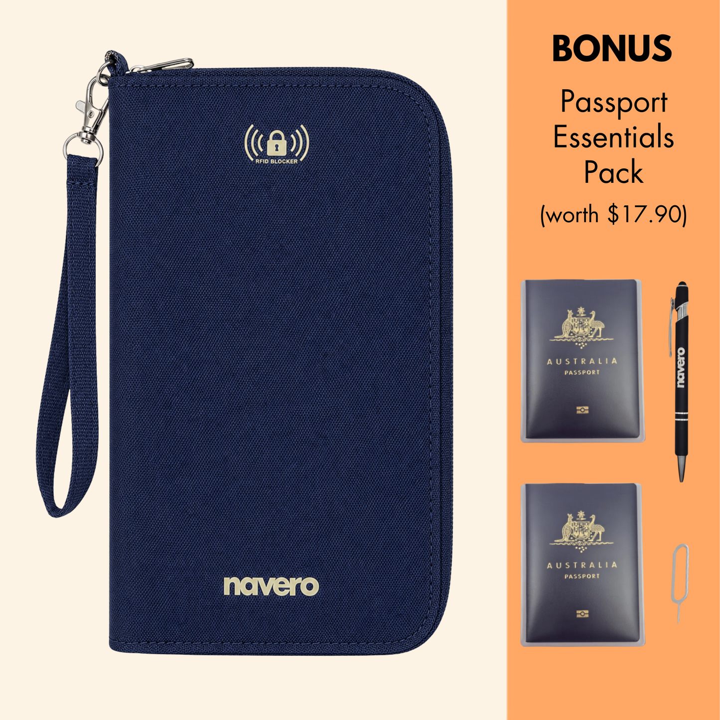 Family RFID Passport Wallet