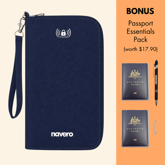 Family RFID Passport Wallet