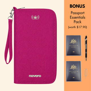 Family RFID Passport Wallet