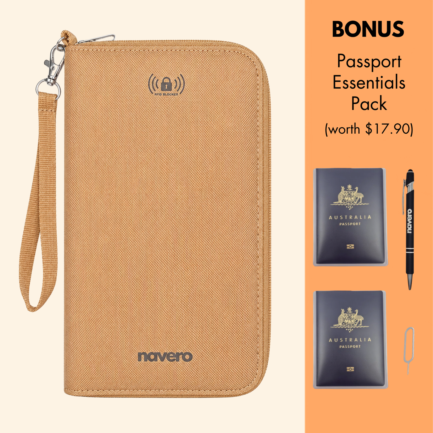 Family RFID Passport Wallet