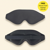 Memory Foam Sleep Mask + FREE Silicone Earplugs.