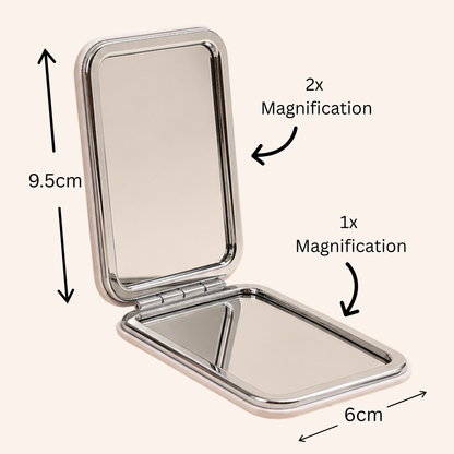 Magnified Travel Mirror