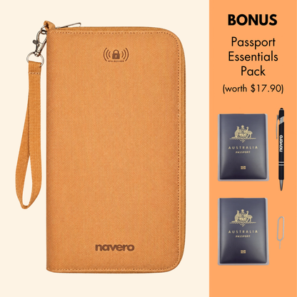 Family RFID Passport Wallet