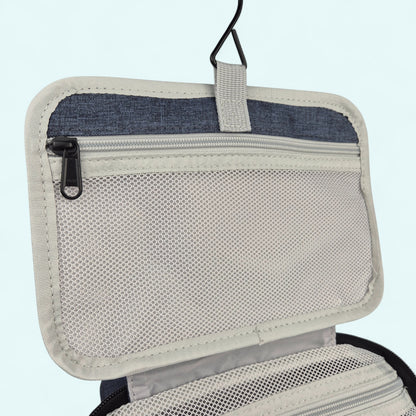Hanging Toiletry Bag + FREE Travel Mirror