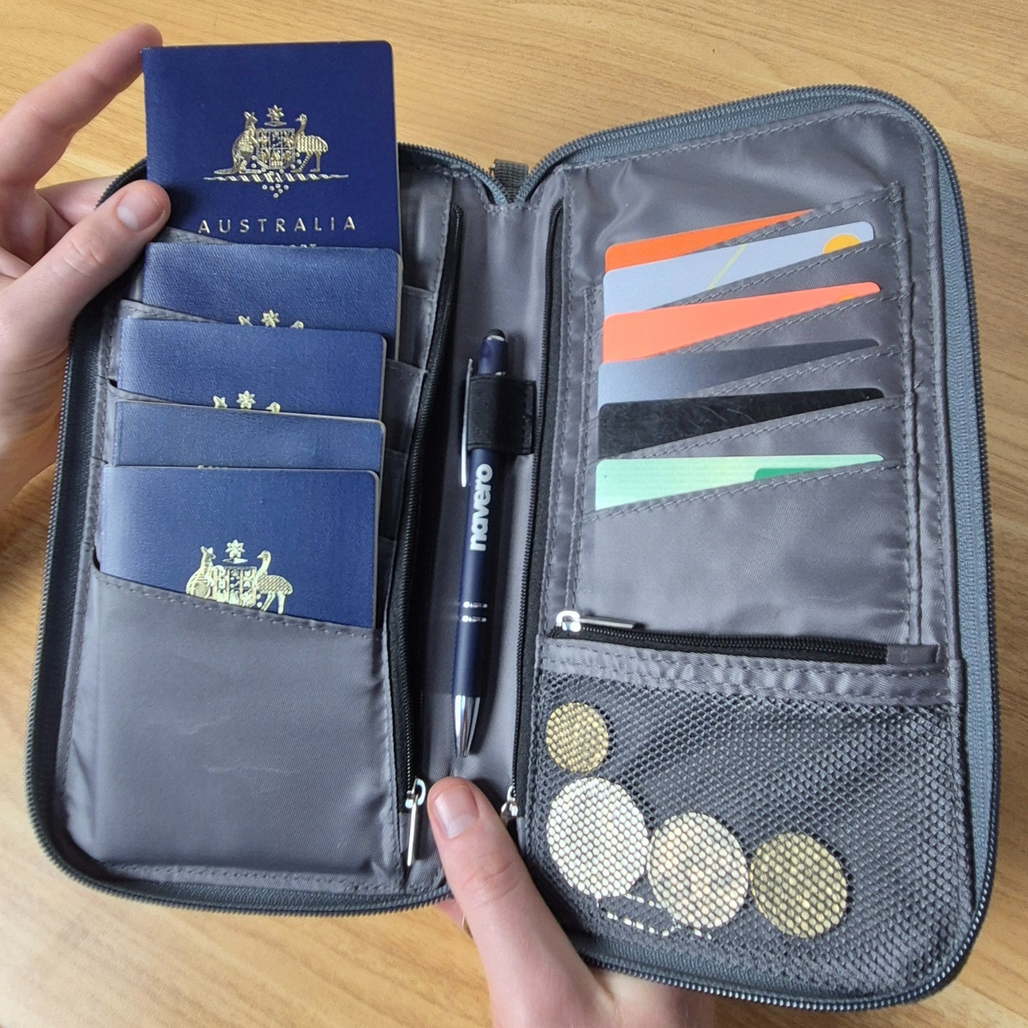 Family RFID Passport Wallet