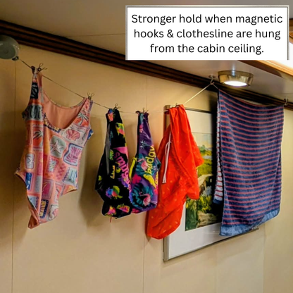 Cruise Cabin Clothesline + 20 pegs