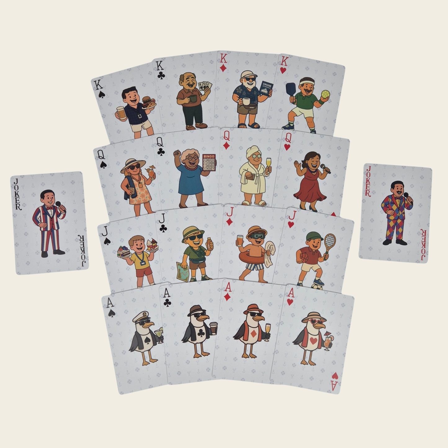Waterproof Cruise Playing Cards