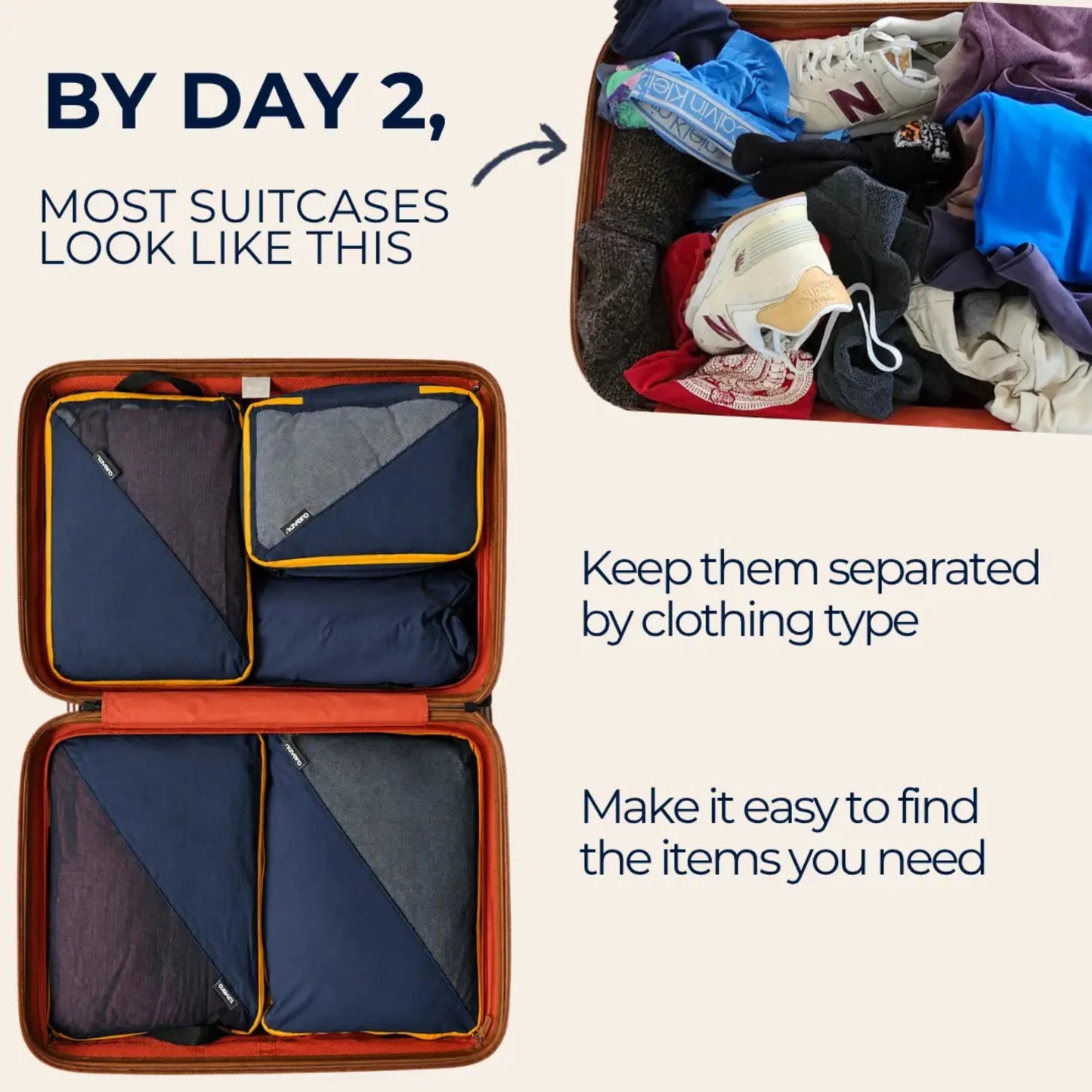 Double Layer Compression Packing Cubes