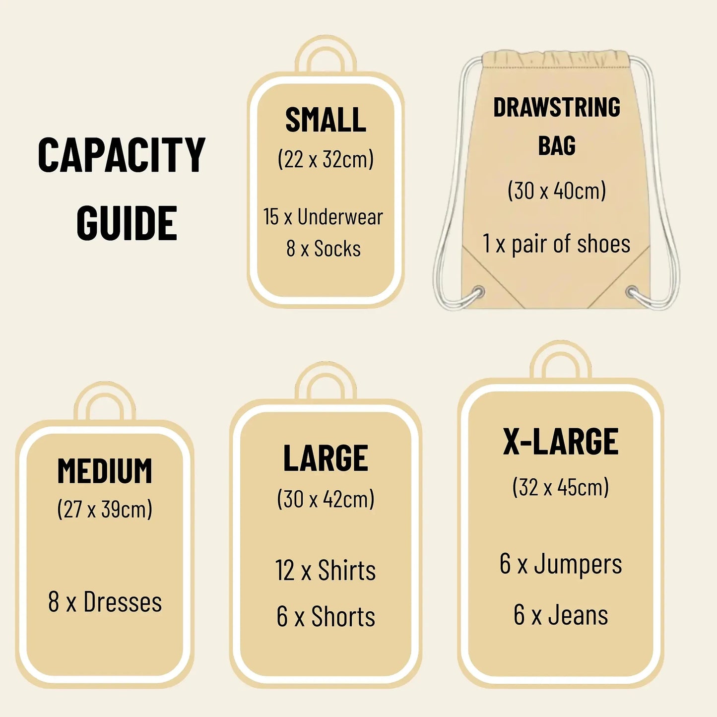 Double Layer Compression Packing Cubes