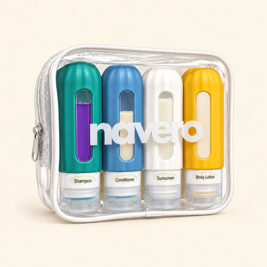 Refillable 90mL Travel Bottle Set (x4)